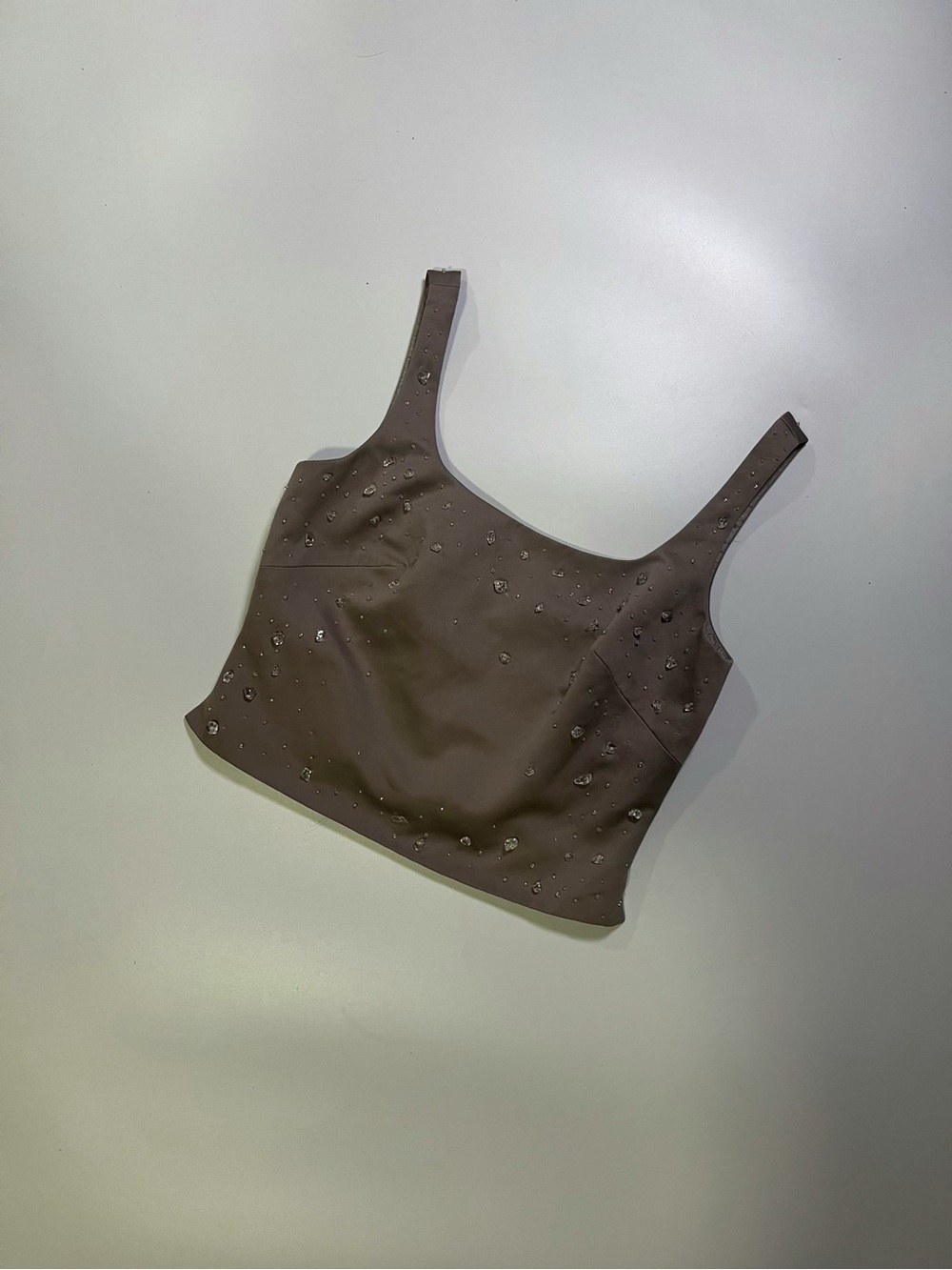 crystal embroidered laundry by shelli segal bustier top